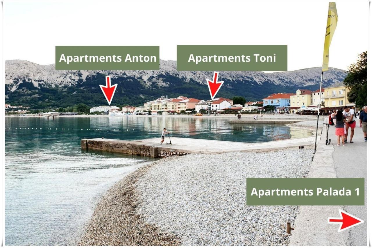 Apartments Palada 1 Baška Εξωτερικό φωτογραφία